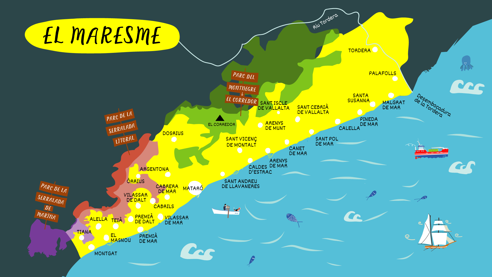 Municipios Costa Maresme